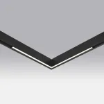 259437 Светильник 48V угловой д/трека UNO LED 24W 1600LM 90G ANTIGLARE ЧЕРНЫЙ МАТОВЫЙ 3000K Lightstar