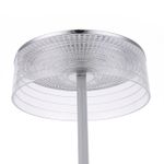 8252/1TL LEDIO LN25 393 серебро/белый/прозрачный, металл/акрил Настольная лампа LED 7W 400К 220V SATIANA