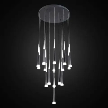 Citilux Вегас CL227161 LED Люстра каскадная Чёрная