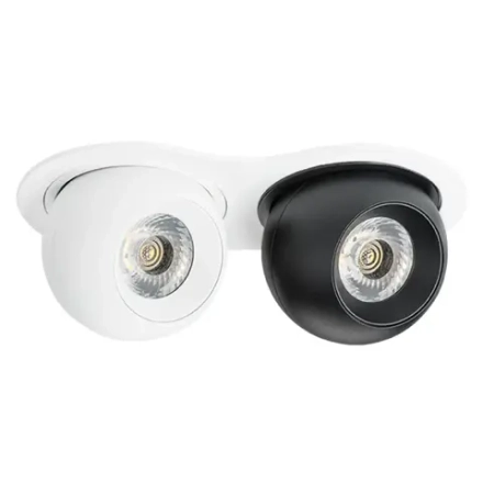 i6266474 Светильник INTERO LED 9W*2 850LM*2 24G БЕЛЫЙ/ЧЕРНЫЙ 4000K (217626+217064+217074)