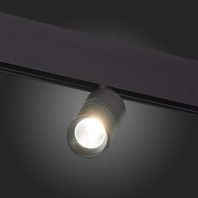 ST365.436.07 Магнитный трековый светильник Черный LED 1*7W 3000K 595Lm Ra>80 36° IP20 L-xW44xH90 48V