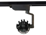 Трековый однофазный светодиодный светильник GL6107 BK черный LED 10W 4200K 24°