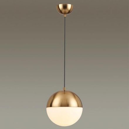 4960/1A PENDANT ODL22 471 античн.бронза/металл/белый/стекло Подвес E27 1*40W PINGA