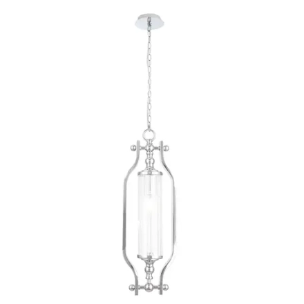 Светильник подвесной Crystal Lux TOMAS SP1 CHROME 3671/201