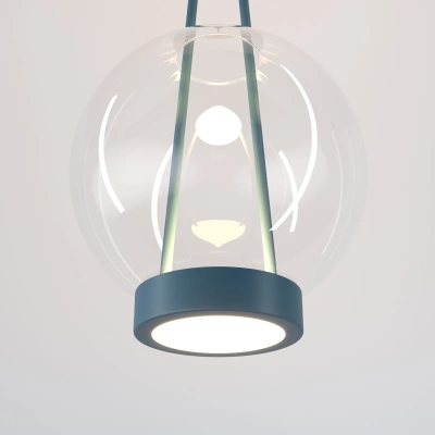 Подвесной светодиодный светильник со стеклянным плафоном 50267/1 LED синий, LED