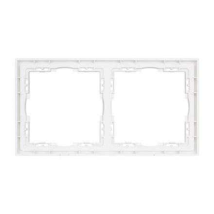 Рамка пластиковая FRM-NOBE-SFPL-2-WH (Arlight, -)