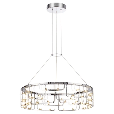 7059/44L HIGHTECH ODL26 287 светильник нерж/сталь хром IP20 LED 44W 3960Лм 3000K 220V ZAHA