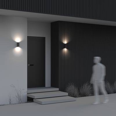 Настенный светильник (бра) Slat GU10х2, IP54, O044WL-02B. TM Maytoni