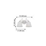 Бра Amanda 2150-2W, 2*E14*40W. ТМ F-Promo