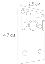 Коннектор-заглушка для магнитного шинопровода Arte Lamp LINEA-ACCESSORIES A482106