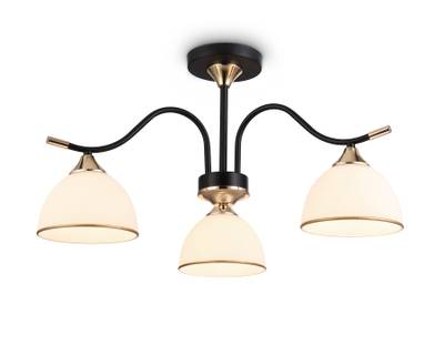 Подвесной светильник TR3161/3 BK/FGD черный/золото E27/3 max 60W D580*300