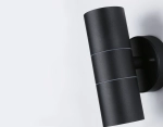Светильник уличный настенный архитектурный ST3707/2 BK черный IP54 GU10/2 max 35W 160*60*95