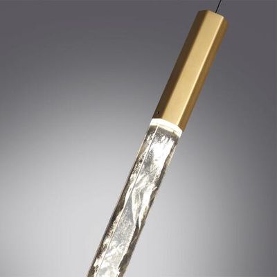 6679/4L L-VISION ODL24 237 Подвесной светильник античная бронза/металл/хрусталь IP20 LED 4W 240Лм 4000K ALETTA