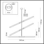 4306/6 HIGHTECH ODL22 295 золото Потолочный светильник IP20 G9 6*40W SOHO