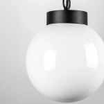 373110 Светильник BOLLA 1x10W (led) E27 ЧЕРНЫЙ IP65/IP44
