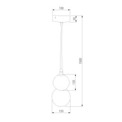 Подвесной светильник 50251/1 LED, GU10х1
