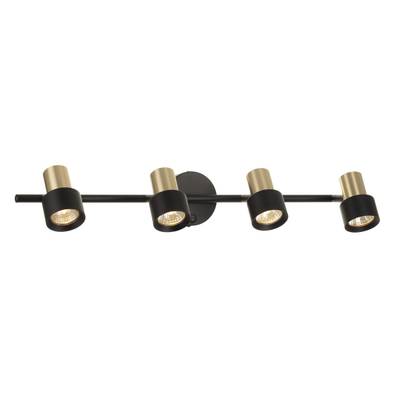 Citilux SAT CL505641 Спот поворотный с выключателем Чёрный+Золото