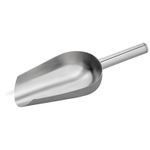 Совок для льда и сыпучих продуктов, Domestico, размер: 24*9,5 см, из нержавеющей стали
