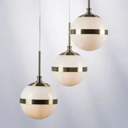 813131 Люстра GLOBO 3х40W E14 electroplating bronze/white Lightstar