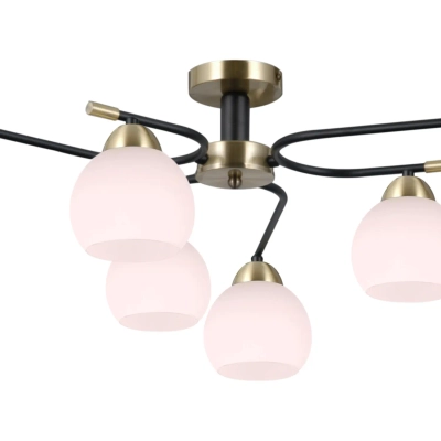 IL0638-6CSQ-24 AB BK LIBRA светильник потолочный ILLUMICO, E27х6