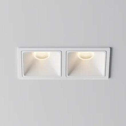 Встраиваемый светильник Альфа / Alfa LED 20 Вт 3000 К 50°, DL043-02-10W3K-SQ-W-1. TM Maytoni