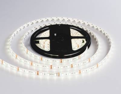 Комплект светодиодной ленты RGB 5m GS2502 5050 60Led/ 14.4W m/ 12V IP65 RGB/ 5000*10*2.87mm/ кратность резки 50mm (4 конт.) (адаптер, вилка, контроллер, пульт в комплекте)