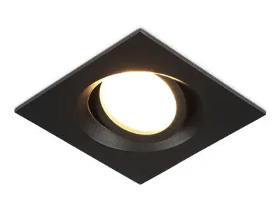 Светильник встраиваемый TN102744 BK черный IP20 GU5.3 95*95*25