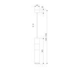 Подвесной светильник 50097/1 белый/хром, GU10х1