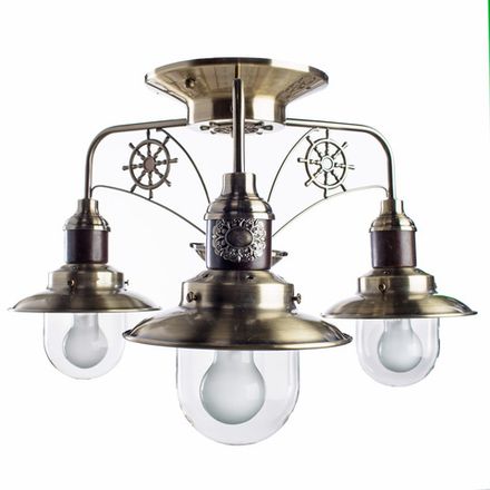 Потолочная люстра Arte Lamp SAILOR A4524PL-3AB, 3хE27