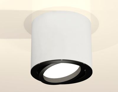 Комплект накладного поворотного светильника XS7401002 SWH/PBK белый песок/черный полированный MR16 GU5.3 (C7401, N7002)