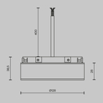 Источник напряжения встраиваемый Basity 48V, 200Вт, черный, TRA172DR-200W-B. TM Maytoni