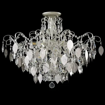 Светильник потолочный Crystal Lux ESMIRALDA PL9 SILVER 0524/109