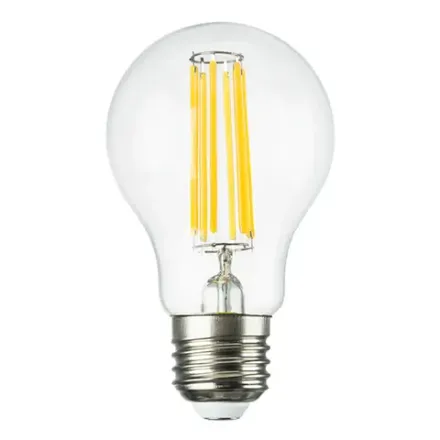 933004 Лампа энергосберегающая LED FILAMENT 220V A60 E27 8W=80W 810LM 360G CL 4000K 15000H