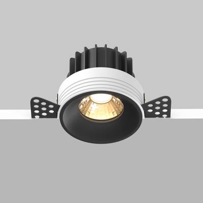 Встраиваемый светильник Round 2700K 12W 60°, DL058-12W2.7K-TRS-B. TM Maytoni