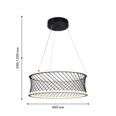 Подвесная люстра Korg 4436-2P, LED*40W, 4300LM, 3000-6000K. ТМ F-Promo