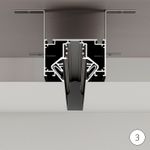 Магнитный шинопровод для натяжного потолка Arte Lamp LINEA-ACCESSORIES A474306