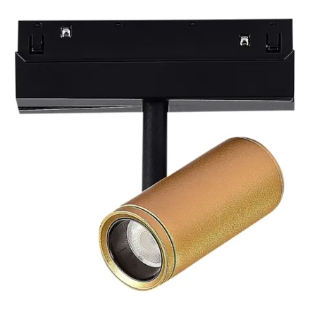 ST808.236.08 Магнитный трековый светильник Золотистый LED 1*8W 3000K 550Lm Ra>90 36° IP20 D42xH135 48VV