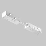 Коннектор питания прямой гибкий 5см Exility белый, TRA034CPC-42W-5-1. TM Maytoni