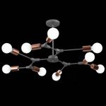 SLE106403-09 Люстра подвесная Серый, Розовое золото E27 9*60W