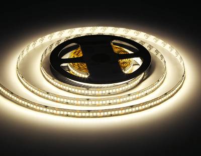 Светодиодная лента GS3502 2835 240Led /22W m/ 24V IP20 4500K/ 5000*10*1.2mm/ кратность резки 25mm (2 конт.)