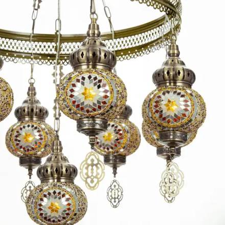 CL419185 Каир Мозаика Янтарь Люстра