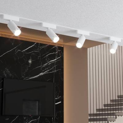 359089 SHINO NT23 191 белый Трековый светильник для низков. шинопровода IP20 LED 4000K 12W 48V 1080Лм SMAL