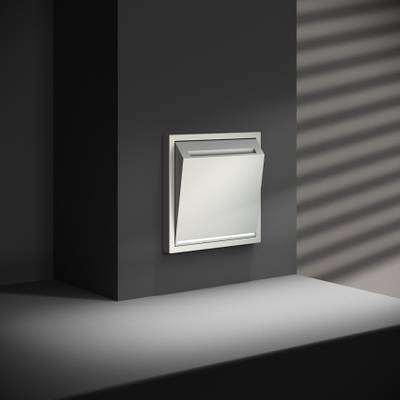 VLS010705 Выключатель встраиваемый VOLTUM S70 карточный 16А, (сталь). (ТМ Maytoni)