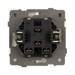 Механизм выключателя двухклавишный непроходной SWT-TENDO-MK02-PL-GD (230V, 10A) (Arlight, -)