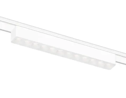 Светильник светодиодный трековый для шинопровода Magnetic Ultra Slim GV1407 WH белый IP20 12W 4200K 48V 24° 230*26*24