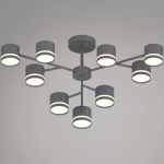 97730-0.3-09 GX53 GREY светильник потолочный Reluce, GX53х9