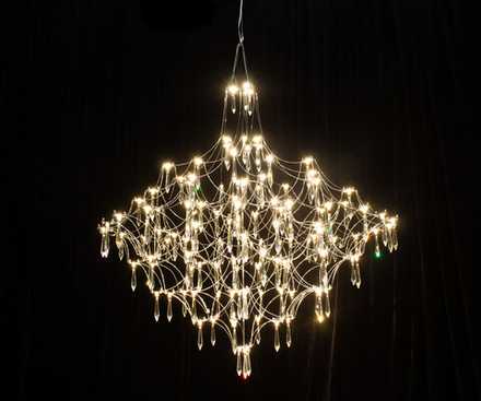 07881-80,02(21) Люстра диммируемая Галанта хром d80 h215 Led Osram 66*0,5W (3000-6000K) с пультом ДУ