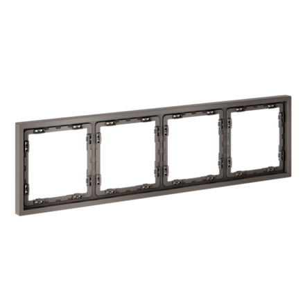 VLS100414 Рамка пластиковая VOLTUM S70 на 4 пост, (капучино). (ТМ Maytoni)