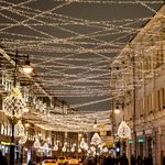 Светодиодная гирлянда ARD-STRING-CLASSIC-10000-WHITE-100LED-MILK-STD Warm (230V, 7W) (Ardecoled, IP65)