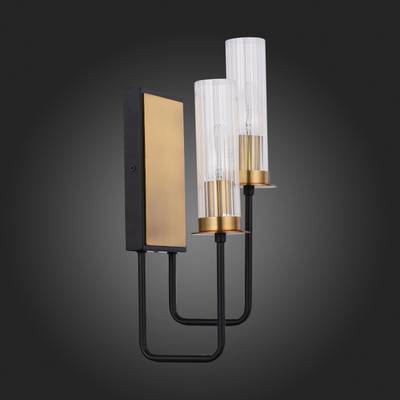 SL336.301.02 Бра ST-Luce Коричневый, Бронза/Прозрачный E14 2*60W